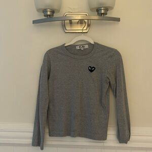 cdg play long sleeve
